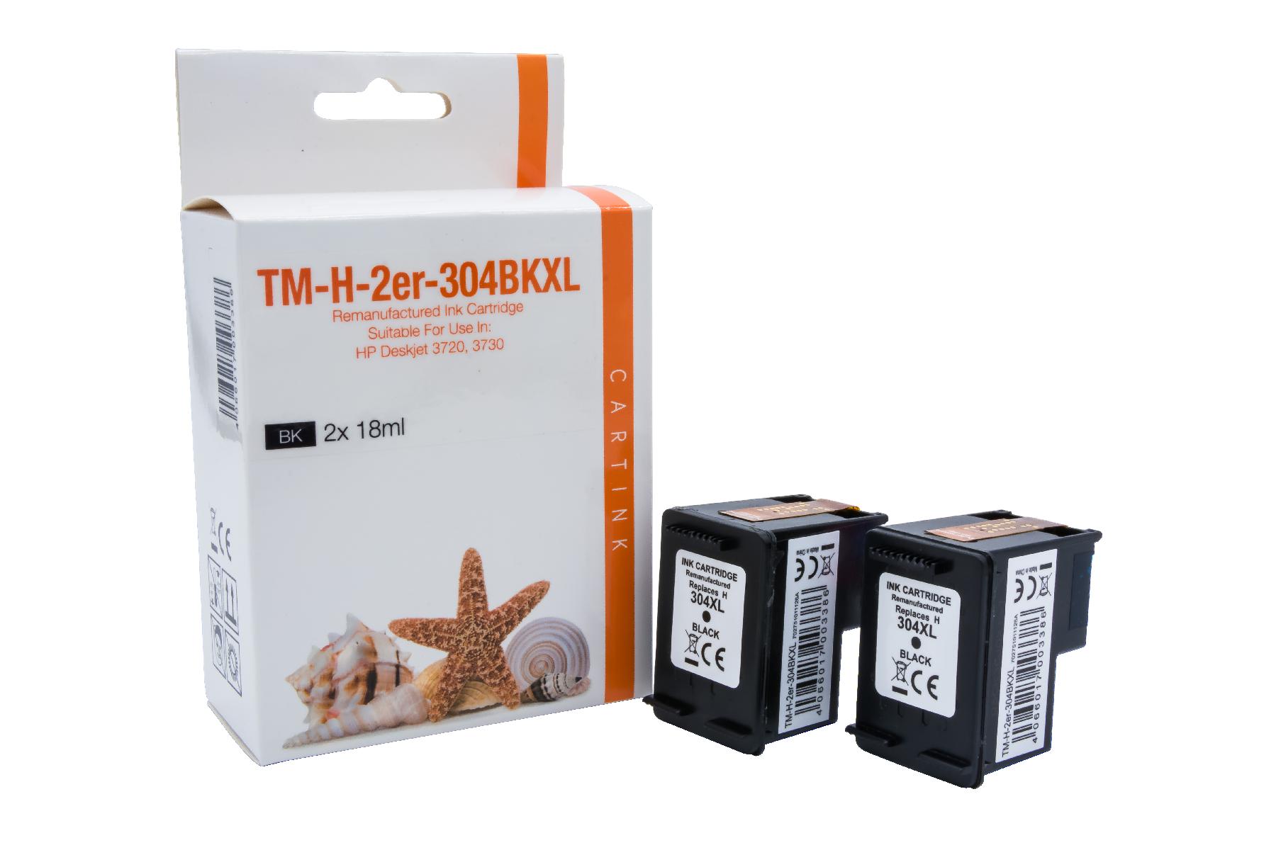 304XLschwarz Doppelpack Refill Tinte schwarz für HP / N9K08AE / 2x18ml (EU) 304XLschwarz Doppelpack Refill Tinte schwarz für HP / N9K08AE / 2x18ml (EU)