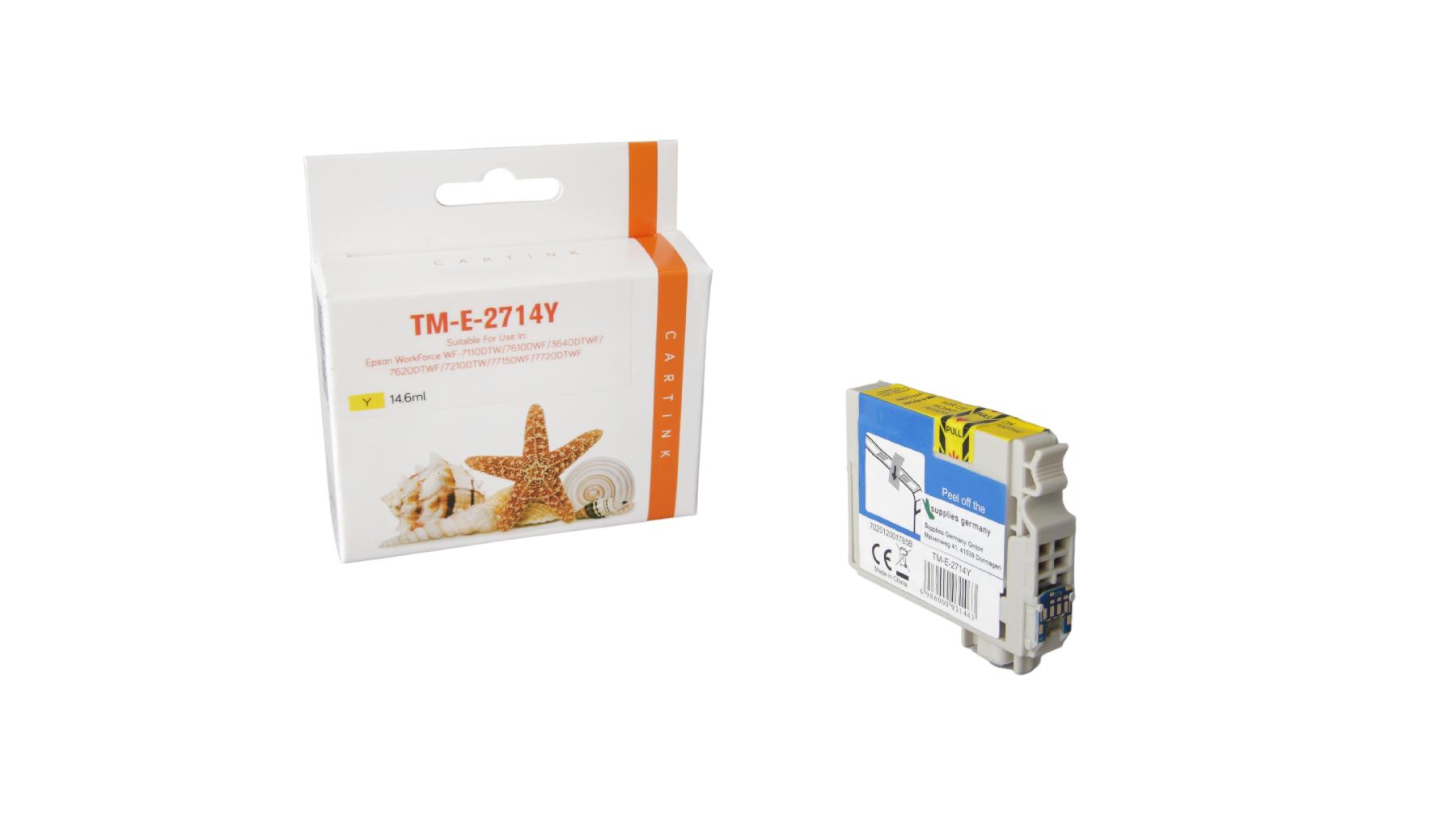 T2714XL alternativ Seestern Tinte gelb / C13T27144010 / 14,6ml