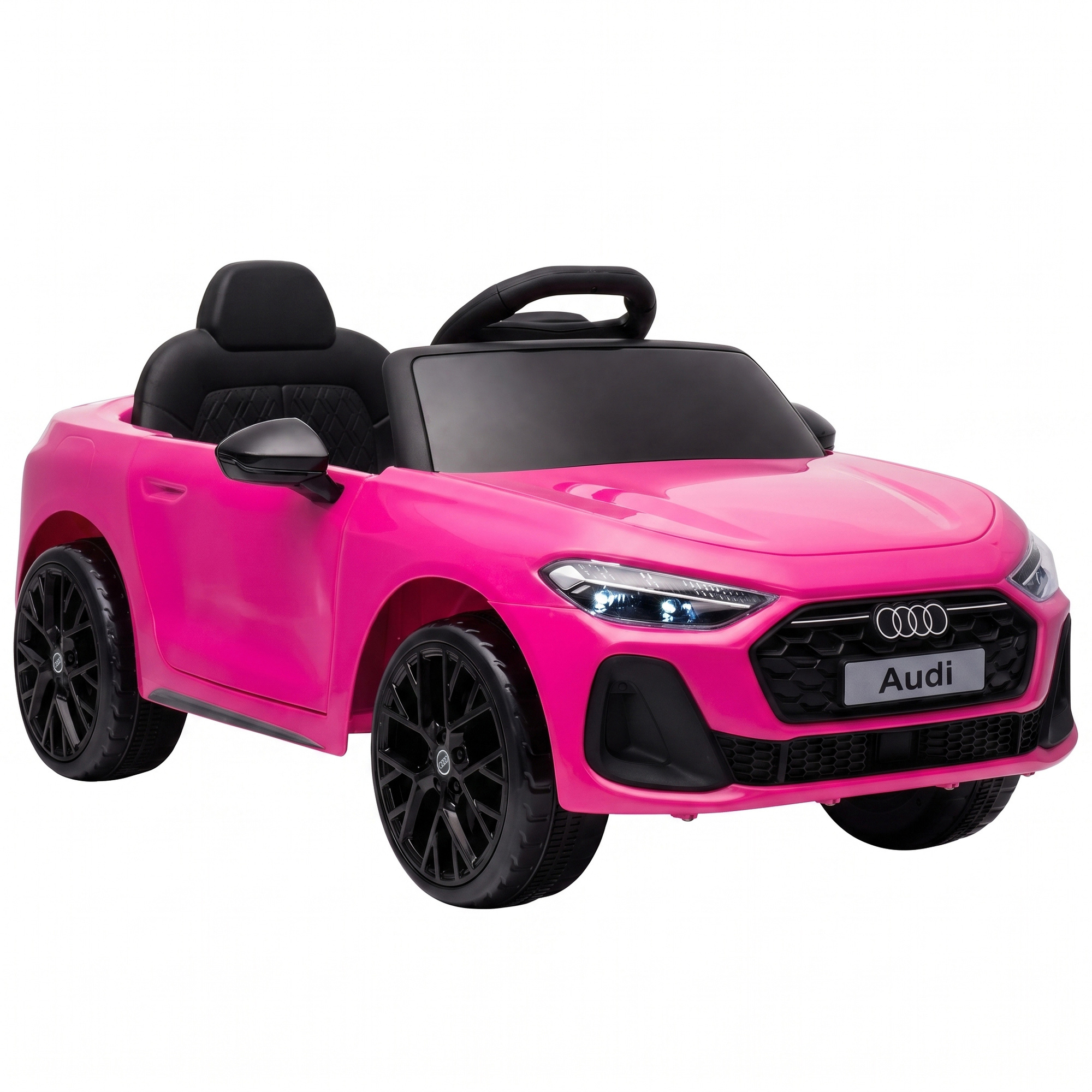 Kinder Elektroauto Audi A5L 12V Kinderauto mit 2,4 G Fernbedienung 2 Motoren Lithium-Akku Sanftanlauf 4-Rad-Federung