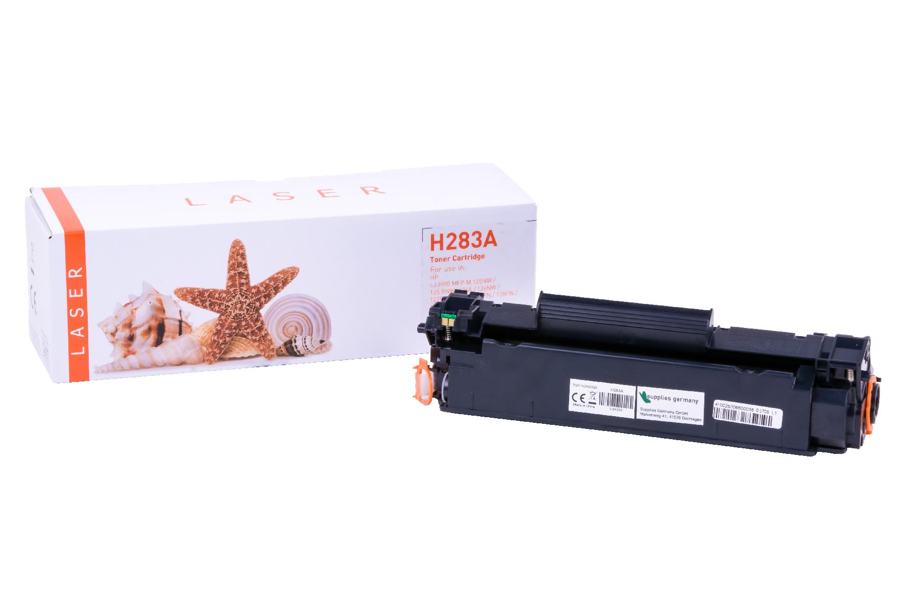CF283A alternativ Toner schwarz für HP / CF283A / 83A / 1.500 Seiten CF283A alternativ Toner schwarz für HP / CF283A / 83A / 1.500 Seiten