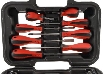 Schraubendreher Set 58-teilig mit Koffer, 18 Schraubendreher, 40 Bits