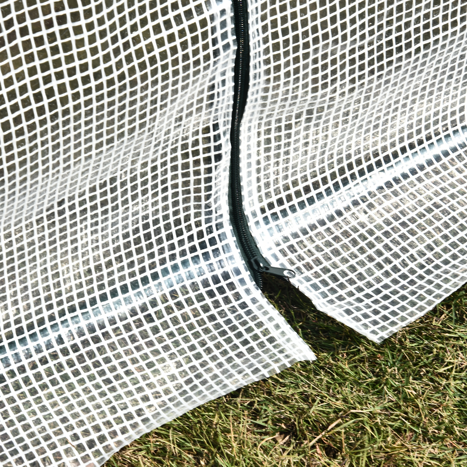 Mini Gewächshaus, wetterbeständig, leicht zu transportieren, 99 cm x 71 cm x 60 cm, Folientunnel, Grün