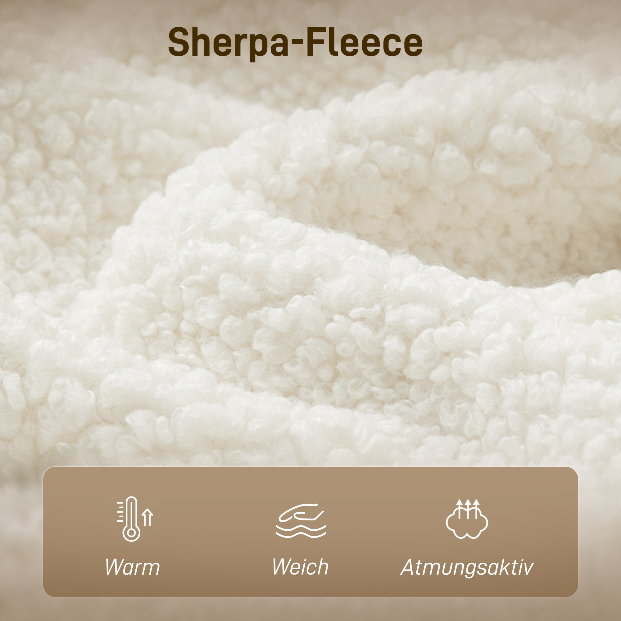 moderner Akzentstuhl, Sherpa-Fleece gepolsterter Sessel mit breiter Rückenlehne und Stahlbeinen, einfache Montage, Weiß