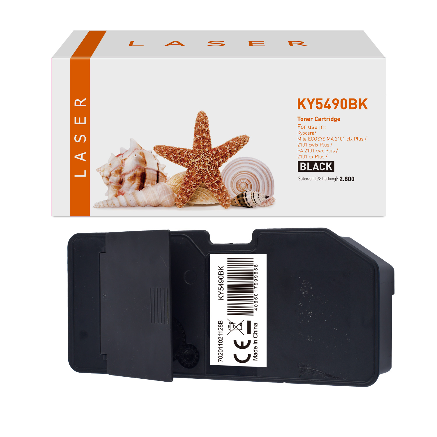 TK5490BK alternativ Toner black für Kyocera / TK5490 / 2.800 Seiten