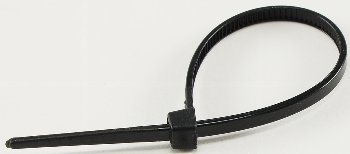 Kabelbinder 100mm x 2,5mm, schwarz, 100er Pack, hohe Zugkraft, UV fest