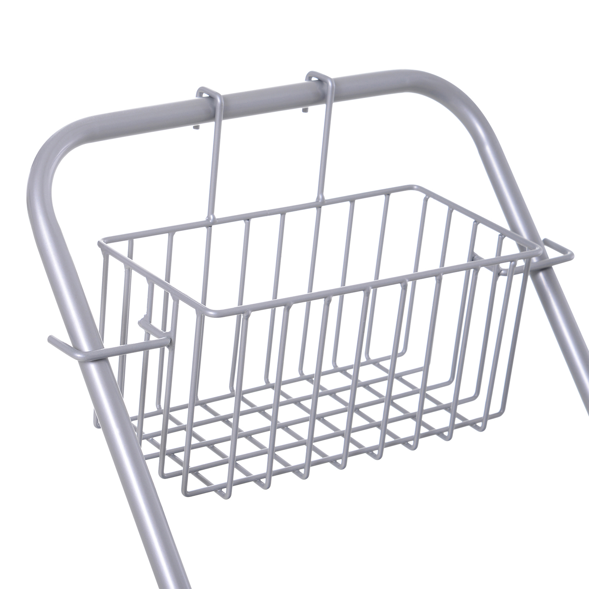 Reinigungswagen, Moppwagen, 25 L Fassungsvermögen, 4 Räder, Kunststoff, Blau