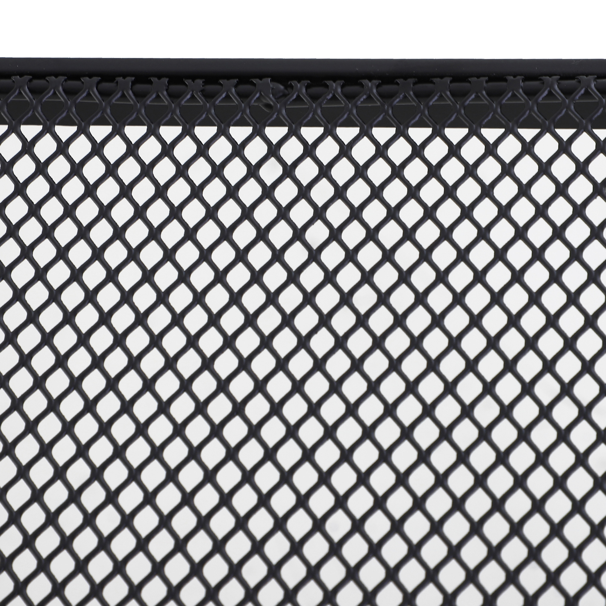 Garten Couchtisch, Beistelltisch, Gartentisch, Kaffeetisch, Metall, Schwarz, Terrasse, 45 x 45 x 50 cm