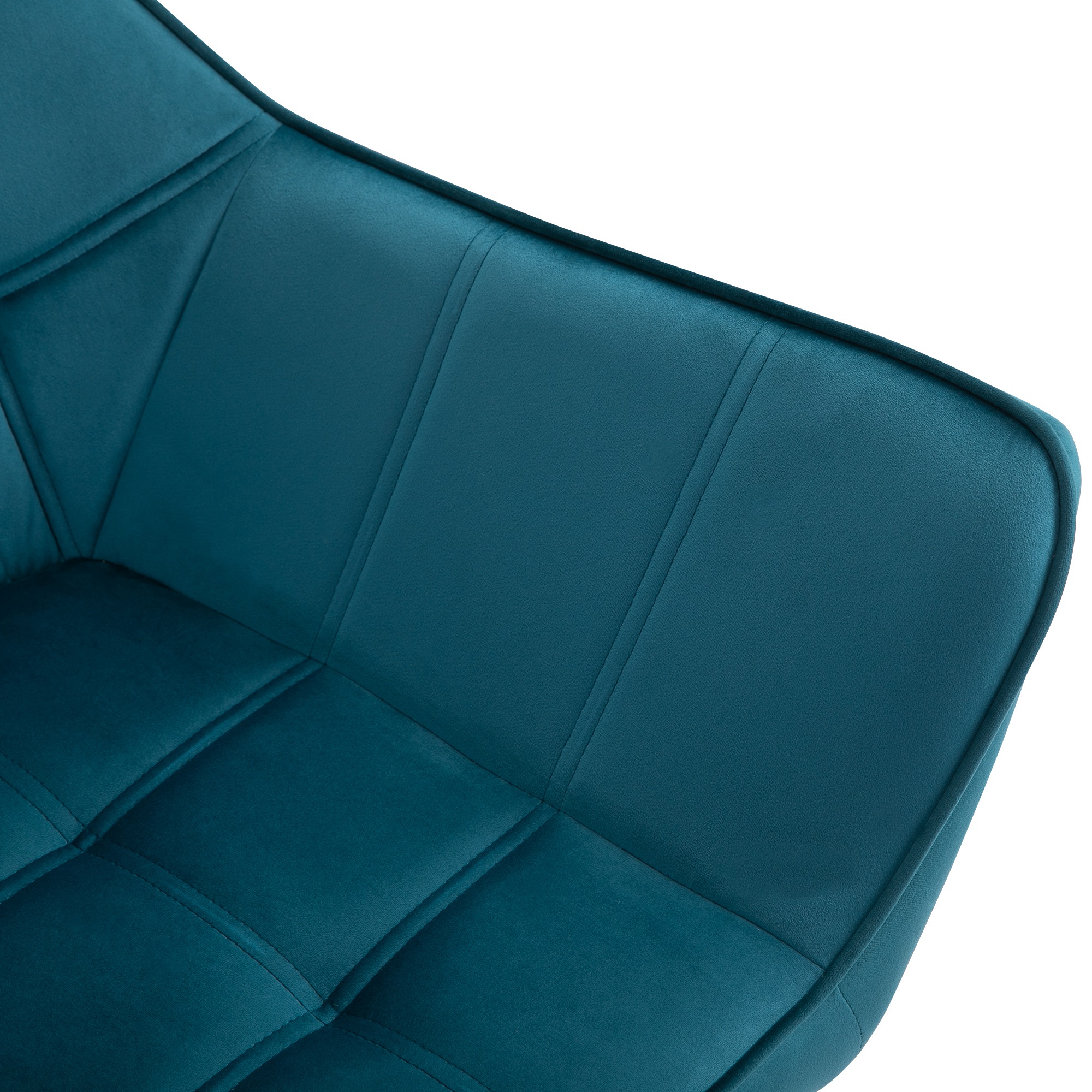 Sessel Wohnzimmer Ohrensessel Loungesessel Relaxsessel mit Gummiholzbeine, Lesesessel mit Samtoptik, Polstersessel für Schlafzimmer, skandinavisch, Hellblau