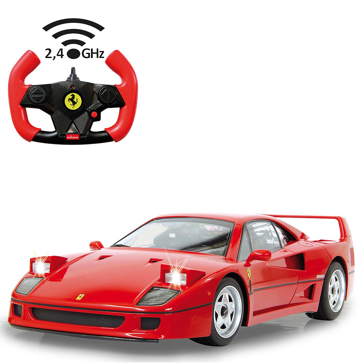 Ferrari F40 1:14 rot 2,4GHz Klappscheinw. fernbedienbar Ferrari F40 1:14 rot 2,4GHz Klappscheinw. fernbedienbar