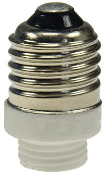 Lampensockel-Adapter, Keramik / E27 auf G9