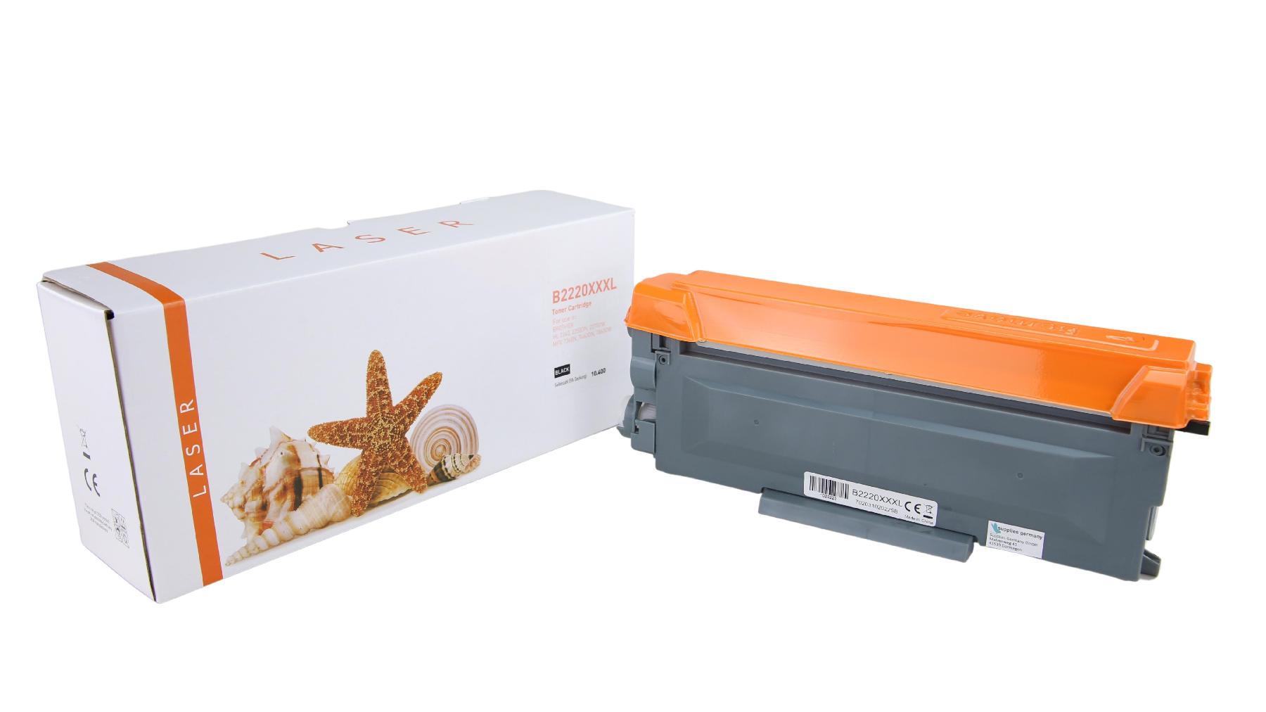 TN2220XXXL alternativ Toner schwarz für Brother / TN2220XXXL / 10.400 Seiten TN2220XXXL alternativ Toner schwarz für Brother / TN2220XXXL / 10.400 Seiten