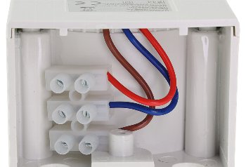 Aufputz Bewegungsmelder "CBM" 180° / IP44, 1-1200W, 3-Draht, weiß