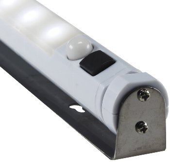 LED Unterbauleuchte mit Bewegungsmelder / Batteriebet., 9 SMD LEDs, 80lm, weiß
