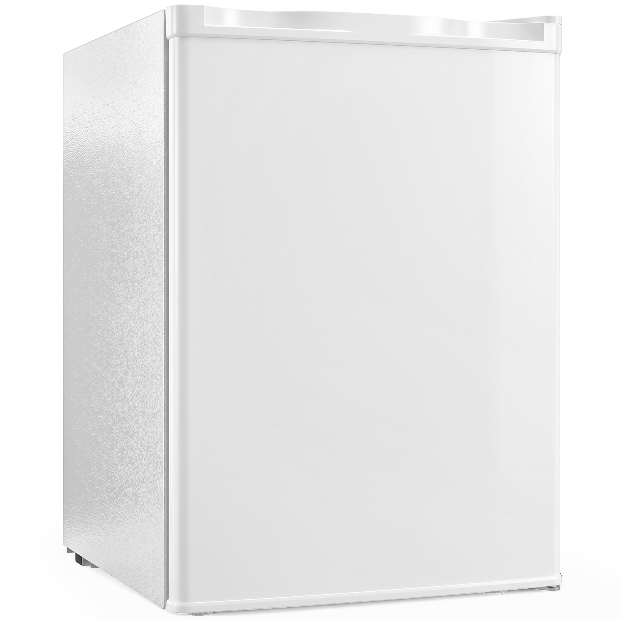Minikühlschrank mit Gefrierfach, Einstellbares Thermostat, Kleiner Kühlschrank, Eintürig, 72,5 L, Weiß