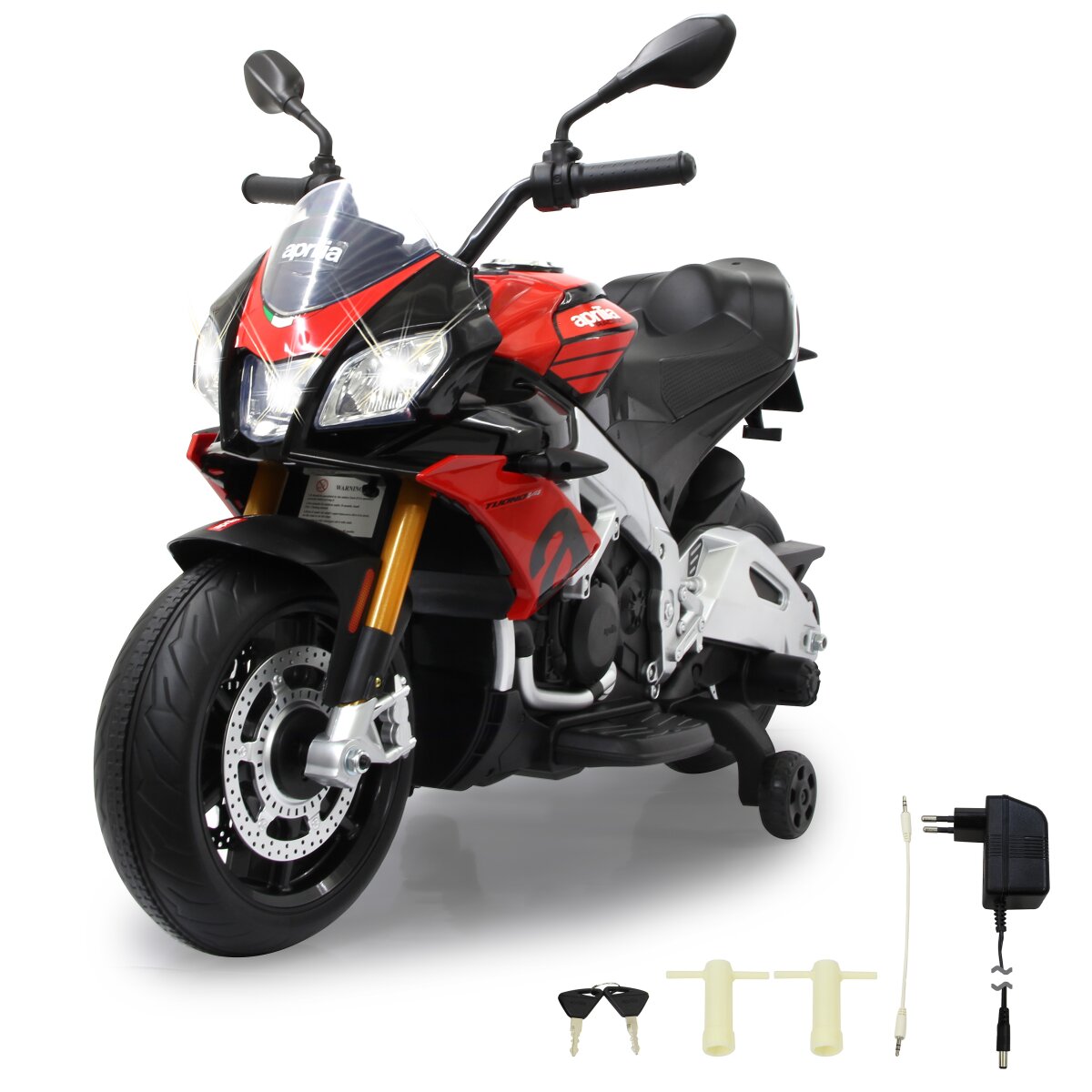Kindermotorrad Aprilia Tuono V4 1100 RR rot