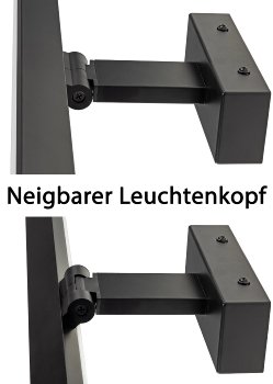 LED Spiegelleuchte IP44 "Banho 600s" / 230V, 60cm, 8W, 692lm, Neutralweiß