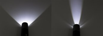 LED-Taschenlampe ARCAS mit Akku 3W, 300lm, Zoom