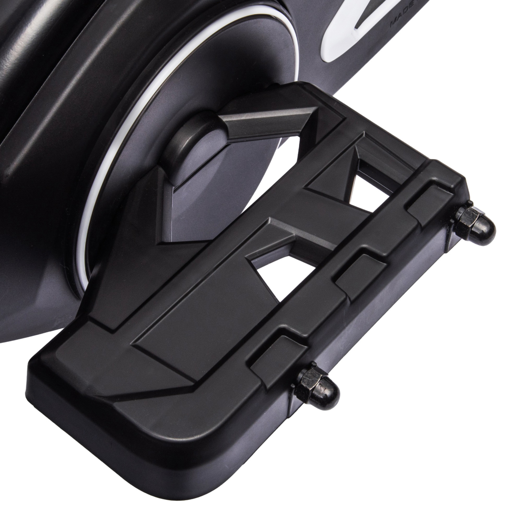 Go-Kart für Kinder, Elektro-Kart, bis 5 km/h, Sicherheitsgurt, Sitz mit Rückenlehne, Kunststoff, Metall, Weiß