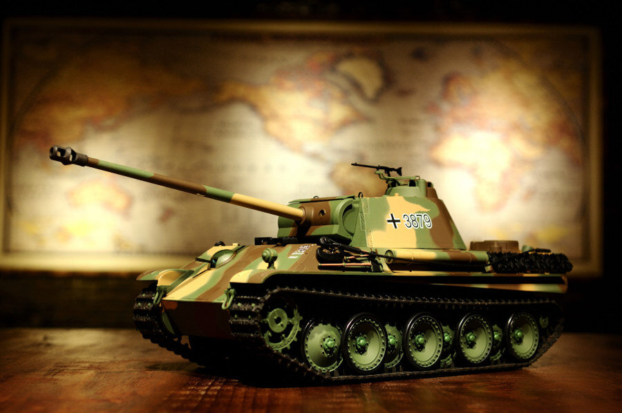 RC Panzer "Panther G" Metallgetreibe & Metallketten PRO RRZ