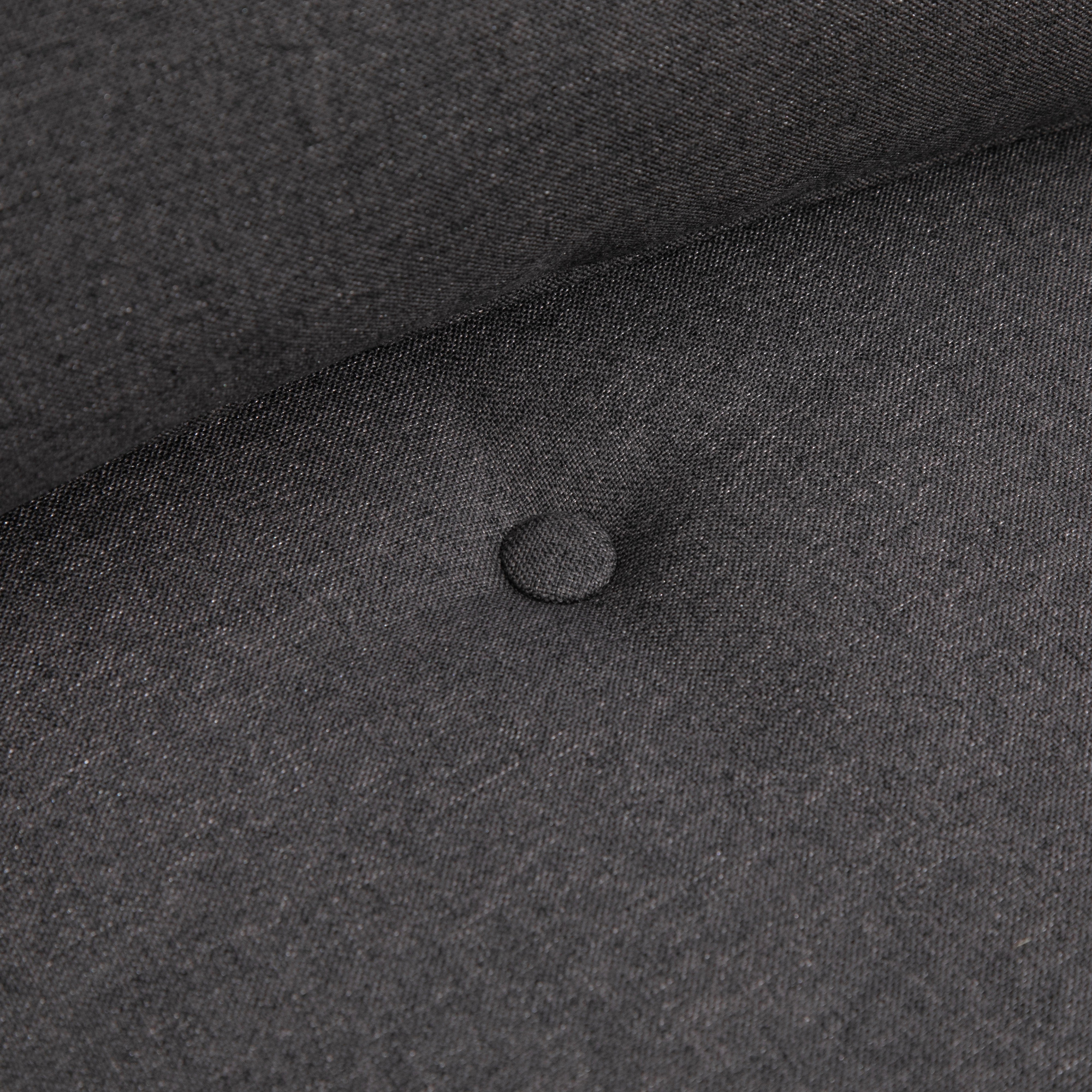 Bodensessel Klappmatratze Schlafmatte, 2-in-1-Design, abnehmbares Kissen, 60 x 80 x 56 cm, Dunkelgrau