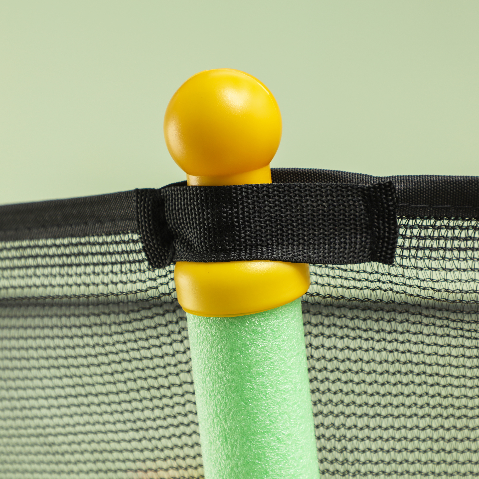 Trampolin für Kinder, Ø163,5 cm, mit Sicherheitsnetz, gepolstert, Stahl, belastbar bis 50 kg