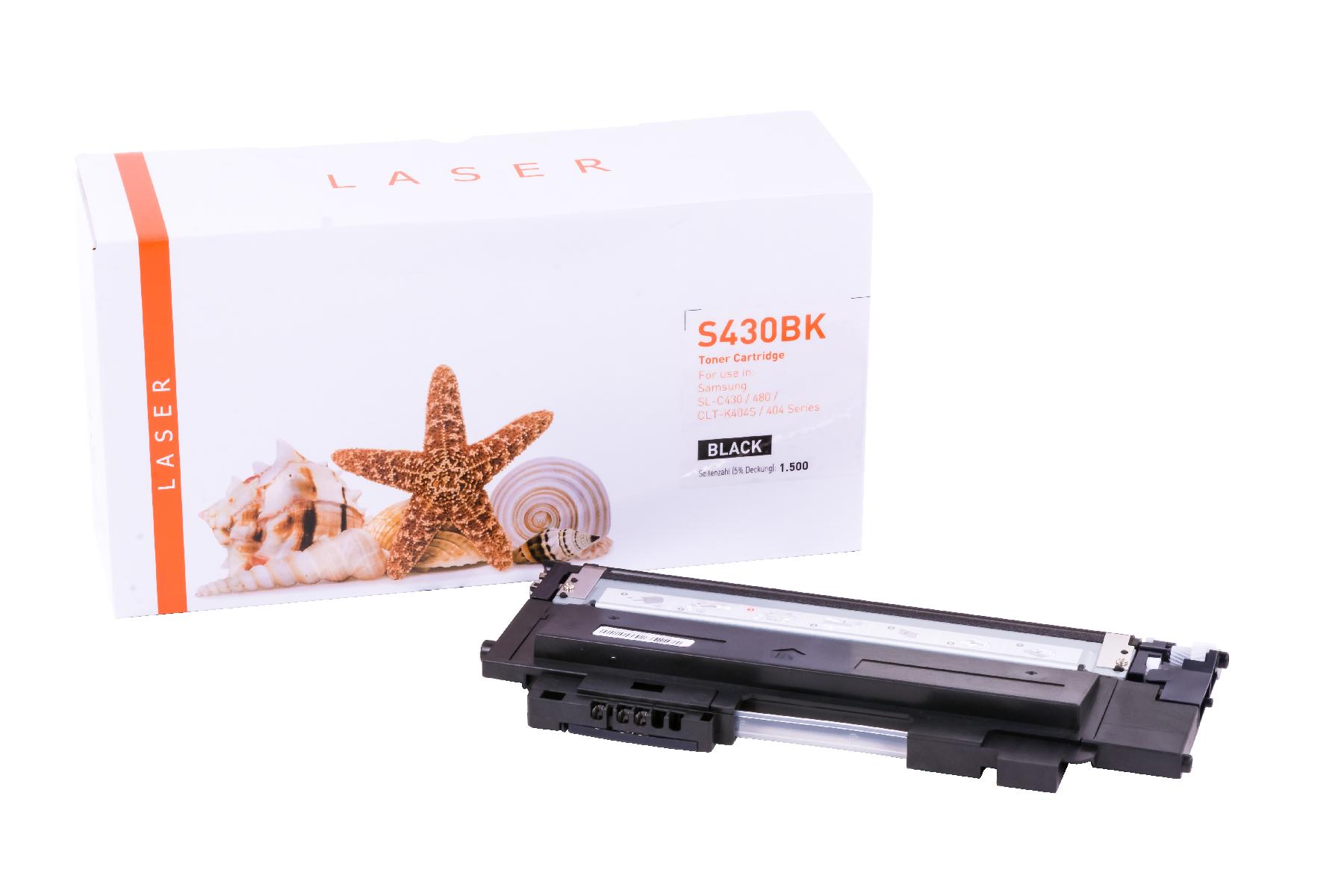 SLC430BK alternativ Toner black für Samsung  / CLTK 404 S/ELS / 1.500 Seiten