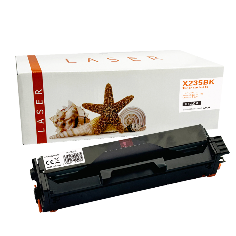 C235schwarz alternativ Toner schwarz für Xerox / 6R04391 / 3.000 Seiten