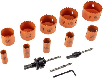 Lochsägen Set "Profi" 15-teilig, 19-74mm, inkl. Transportkoffer