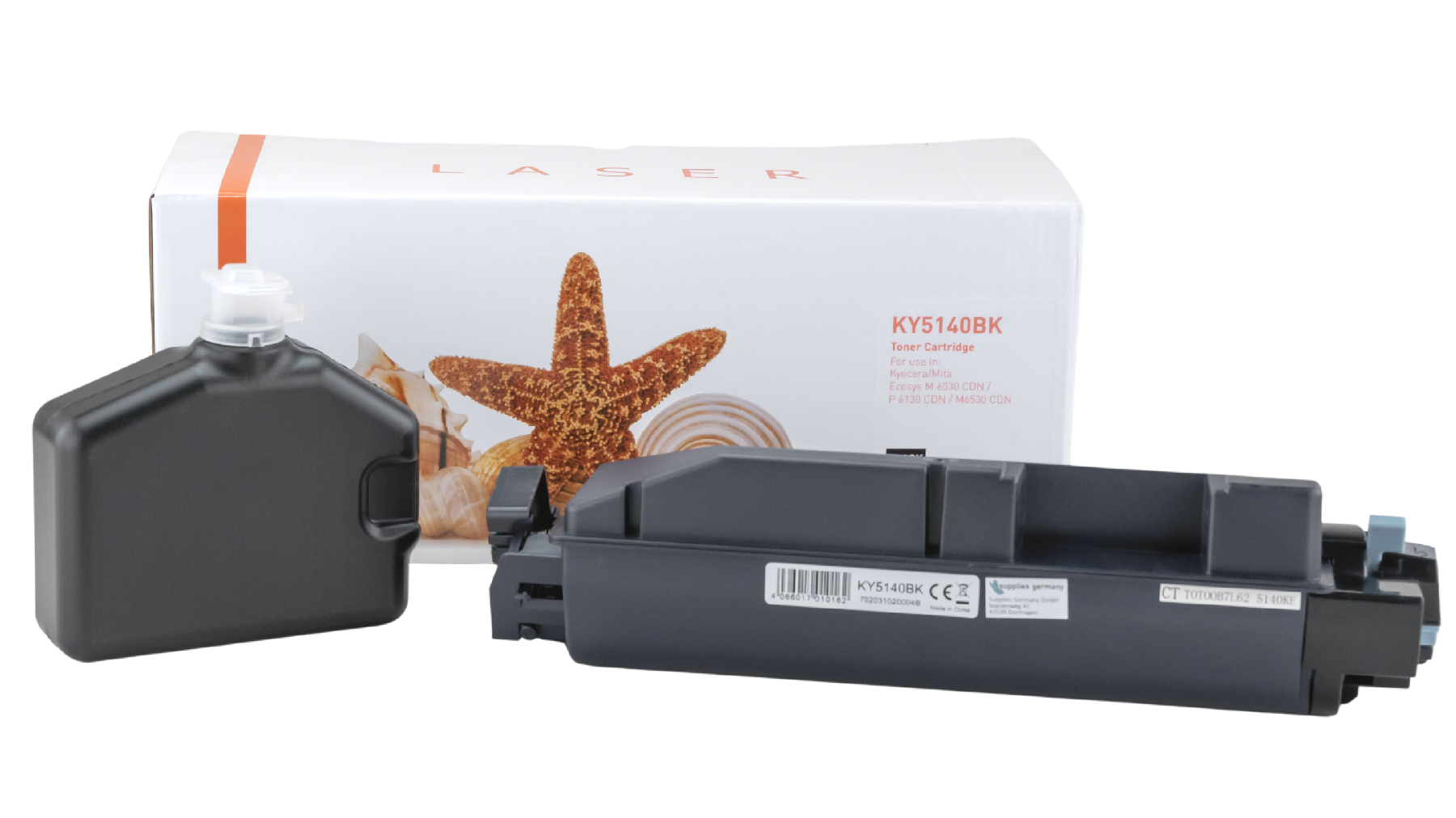 TK5140schwarz alternativ Toner schwarz für Kyocera / TK5140K / 7.000 Seiten