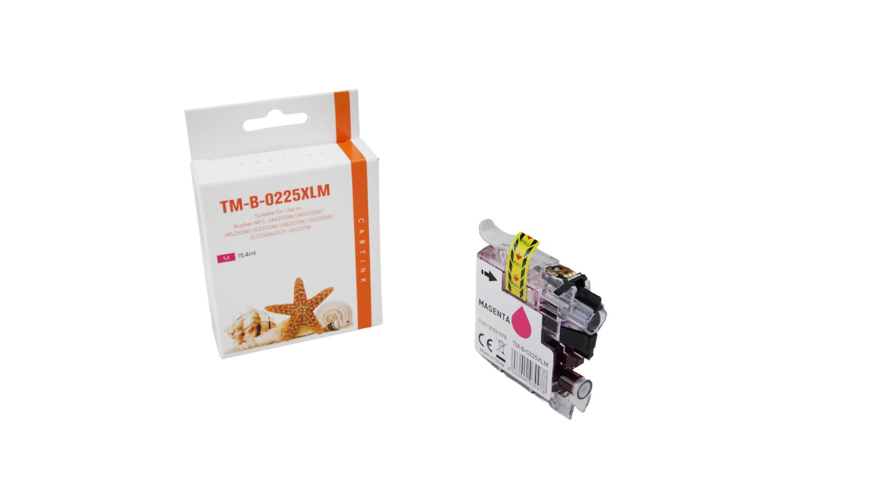 LC225M alternativ Seestern Tinte Magenta für Brother / LC225M / 15,4ml LC225M alternativ Seestern Tinte Magenta für Brother / LC225M / 15,4ml