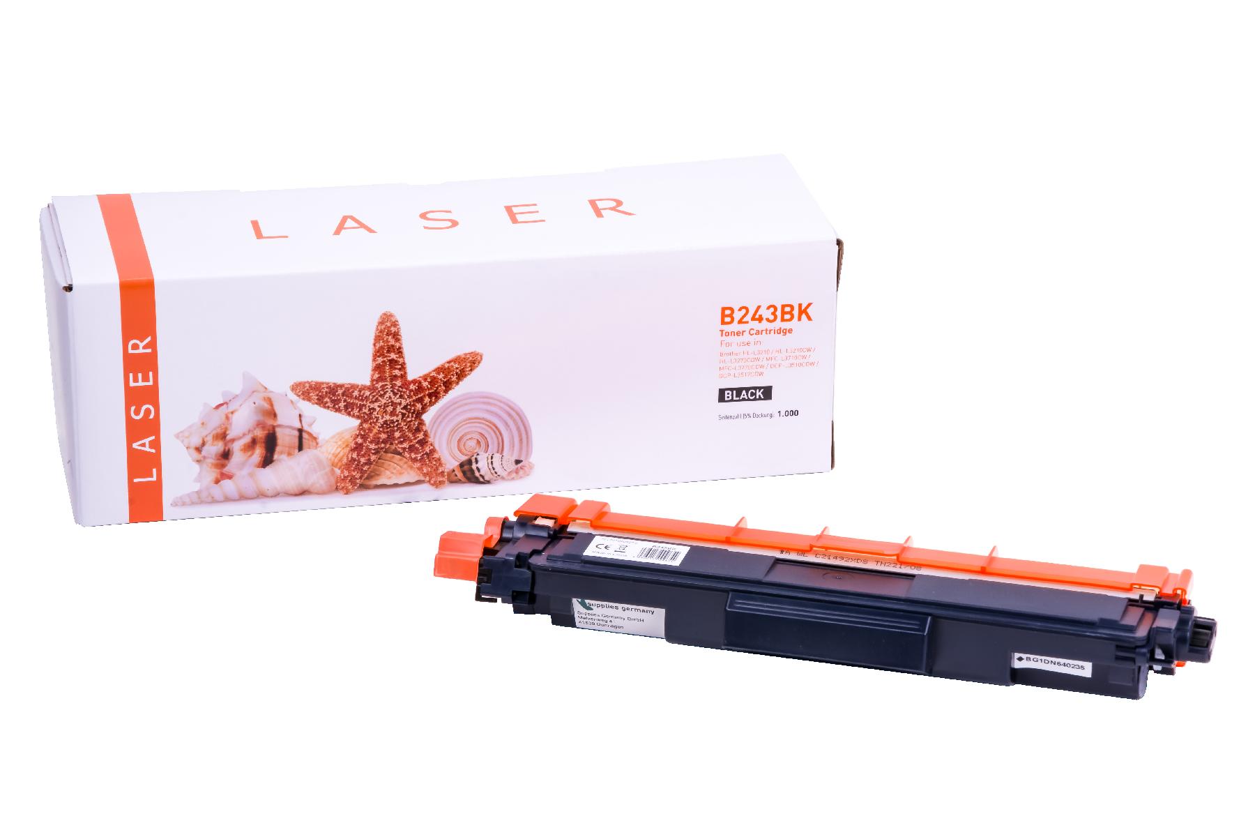 TN243schwarz alternativ Toner schwarz für Brother / TN243schwarz / 1.000 Seiten TN243schwarz alternativ Toner schwarz für Brother / TN243schwarz / 1.000 Seiten