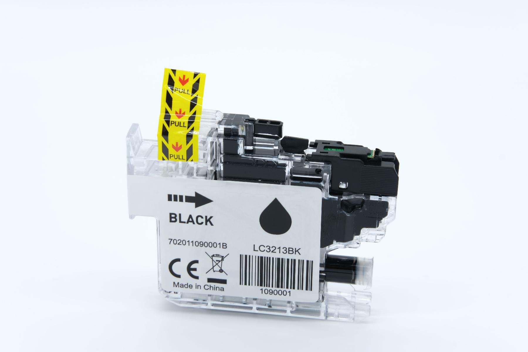 LC3213schwarz alternativ Tinte schwarz für Brother / LC3213schwarz / 400 Seiten