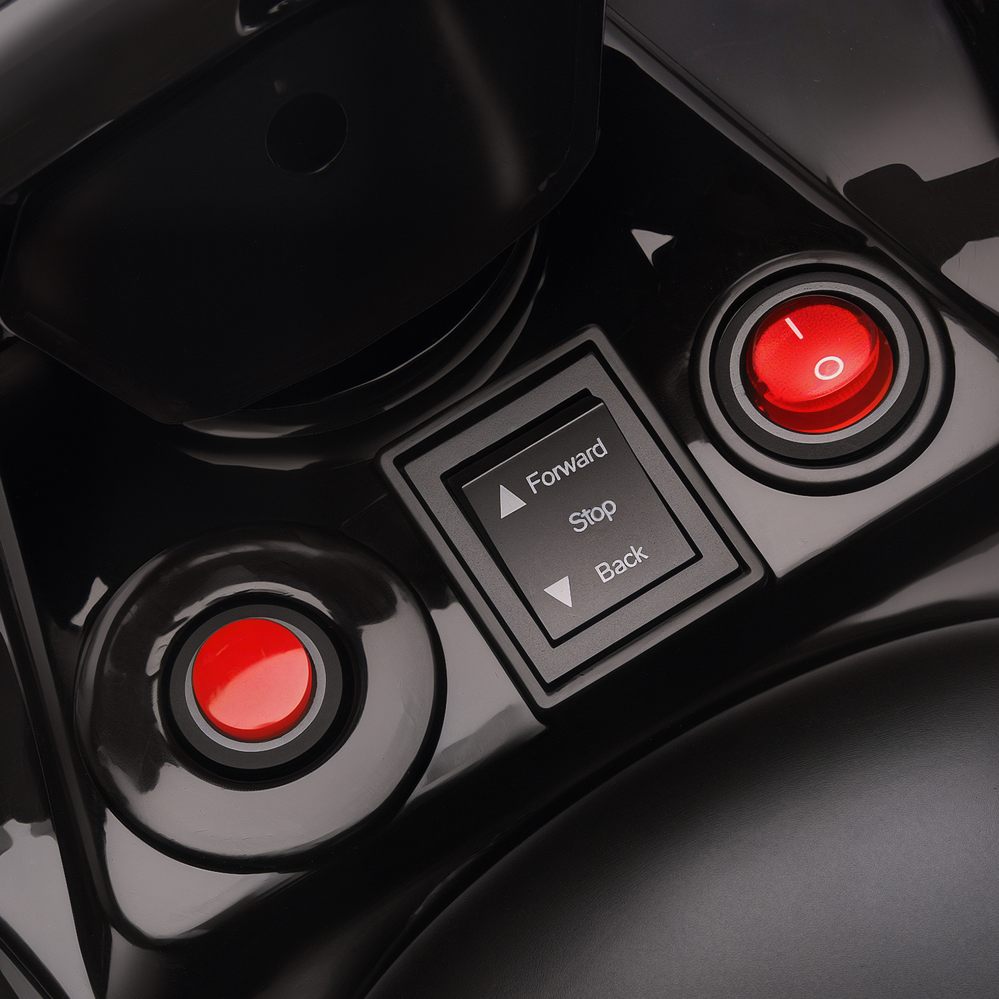 Kinder Quad Elektro 6V Kinderquad mit Vorwärts-, Rückwärtsfunktion, Musik, LED-Scheinwerfer Rot