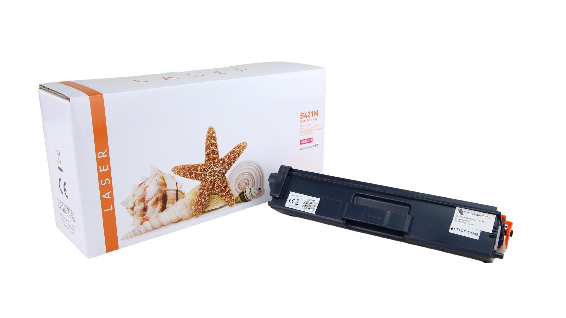TN421M alternativ Toner Magenta für Brother /TN421M / 1.800 Seiten TN421M alternativ Toner Magenta für Brother /TN421M / 1.800 Seiten