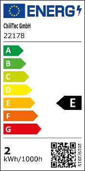 LED-Einbauleuchte "EBL-HV65w", weiß / 230V, 2W, 2900K, 230lm, warmweiß