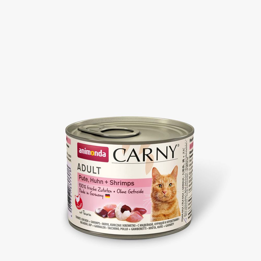 Animonda Cat Dose Carny Adult Pute & Huhn & Shrimps - 200 g Animonda Cat Dose Carny Adult Pute & Huhn & Shrimps - 200 g