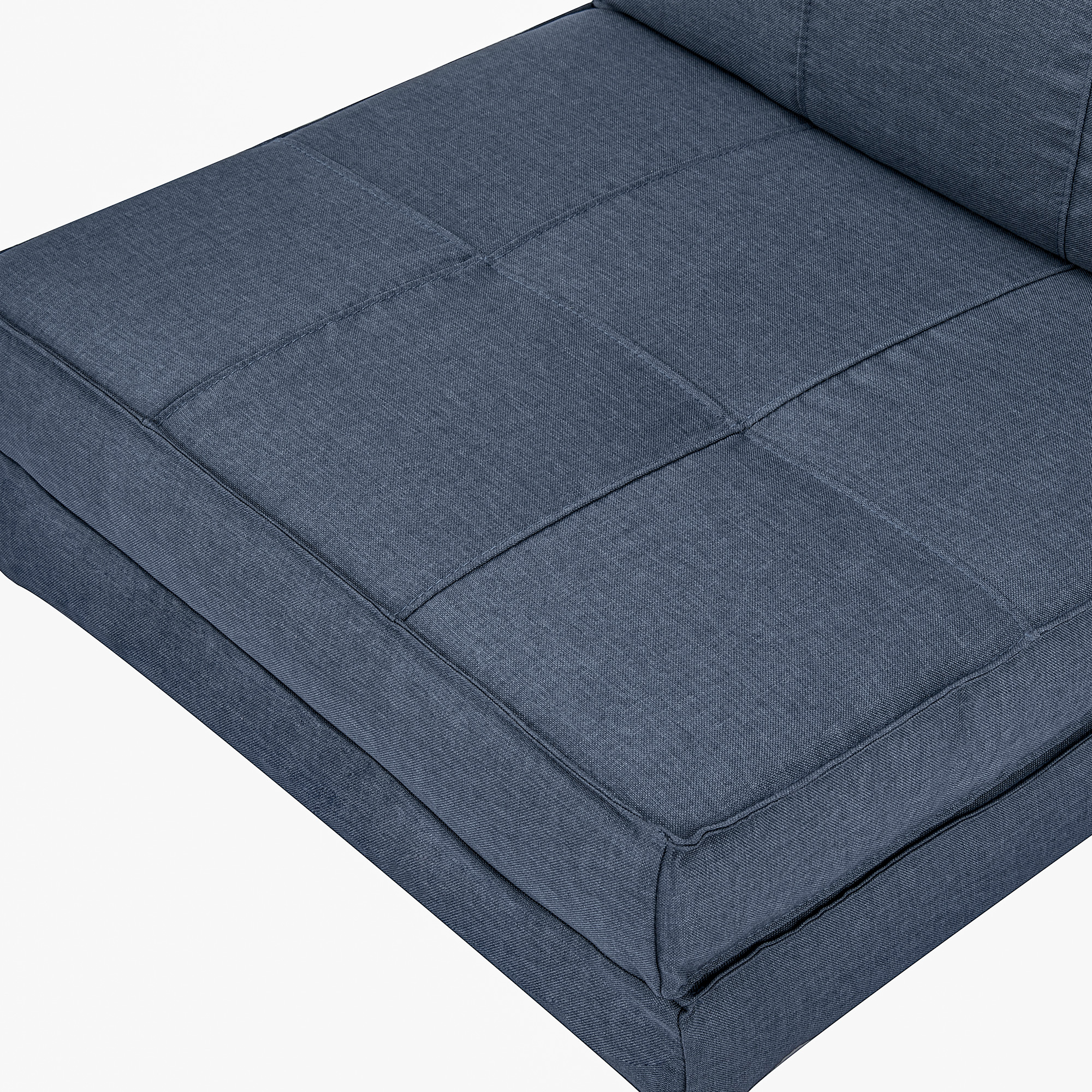 Bodensofa klappbar Schlafsessel Bodenstuhl 5-stuhfig verstellbar Klappsessel Schlafsofa Sofabett Einzelsofa Blau 61 x 73 x 58 cm