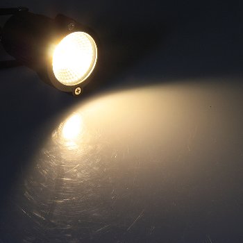 LED Gartenleuchte "CT-GS5" 5W, IP44 / 230V, 1,5m Kabel+Erdspieß, warmweiß