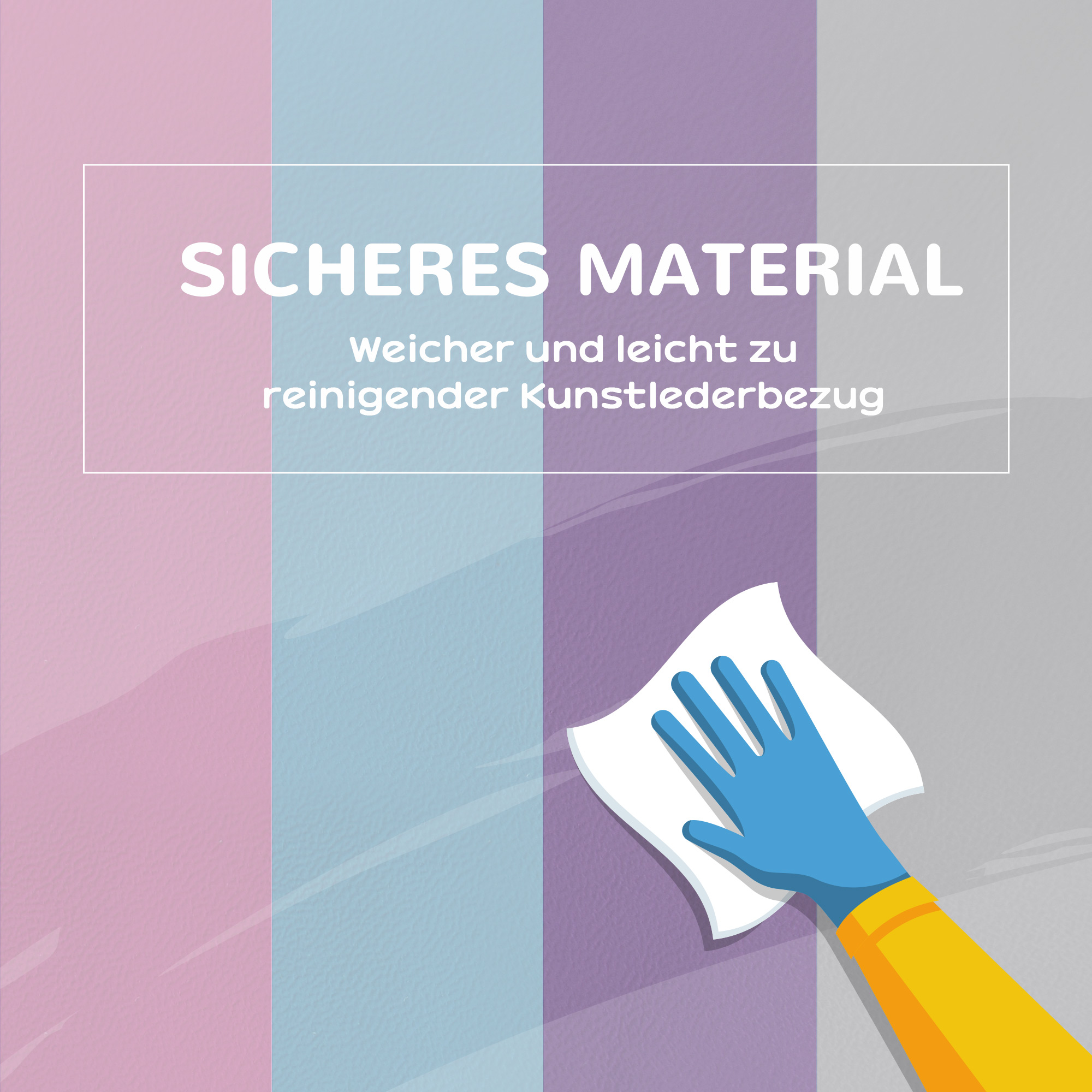 Schaumstoff-Bausteine für Kinder, fördert Kreativität, Kunstleder, 40x40x20 cm, Mehrfarbig, 1-3 Jahre