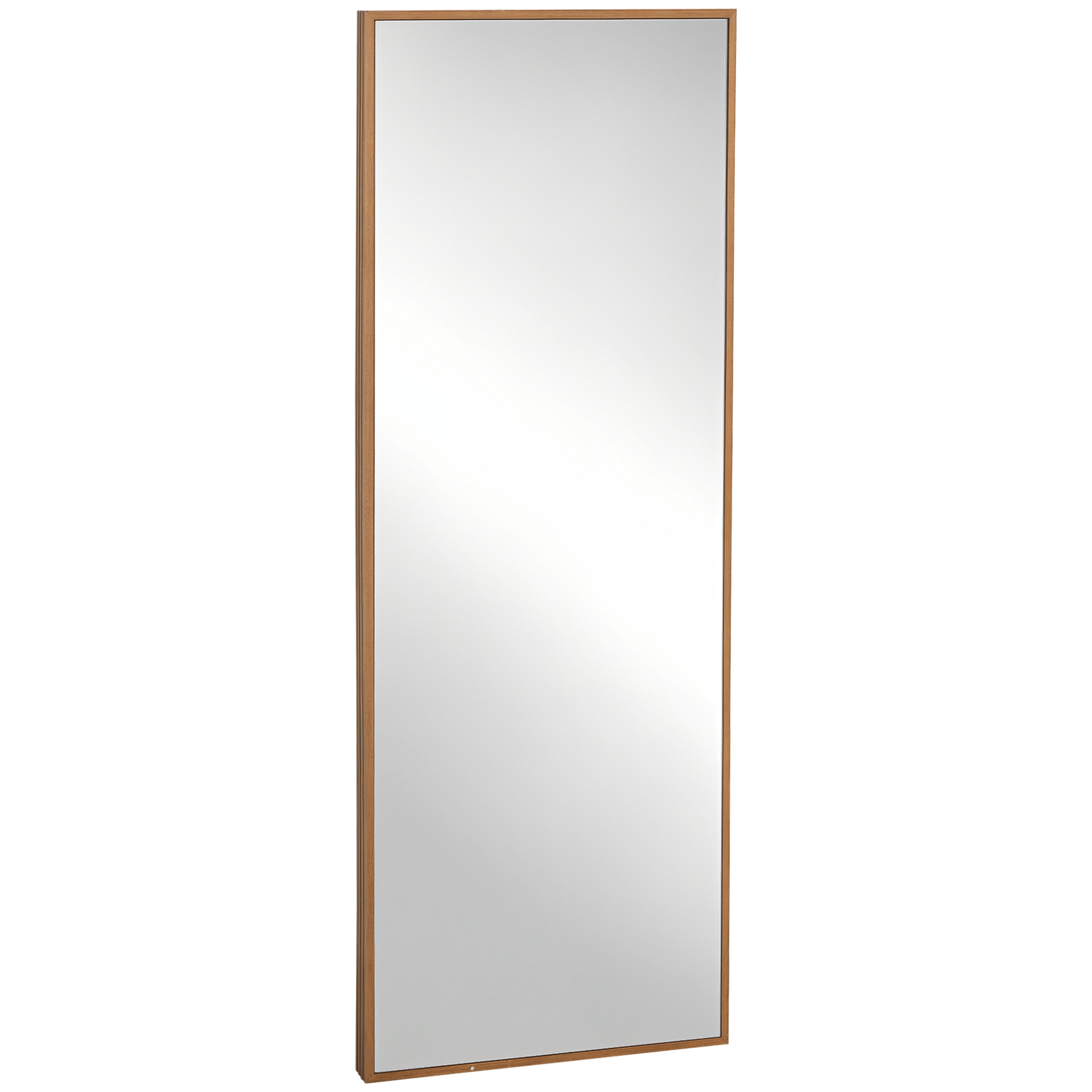 Wandspiegel, hoch, Kiefernholzrahmen, 45L x 125H x 4,8T cm