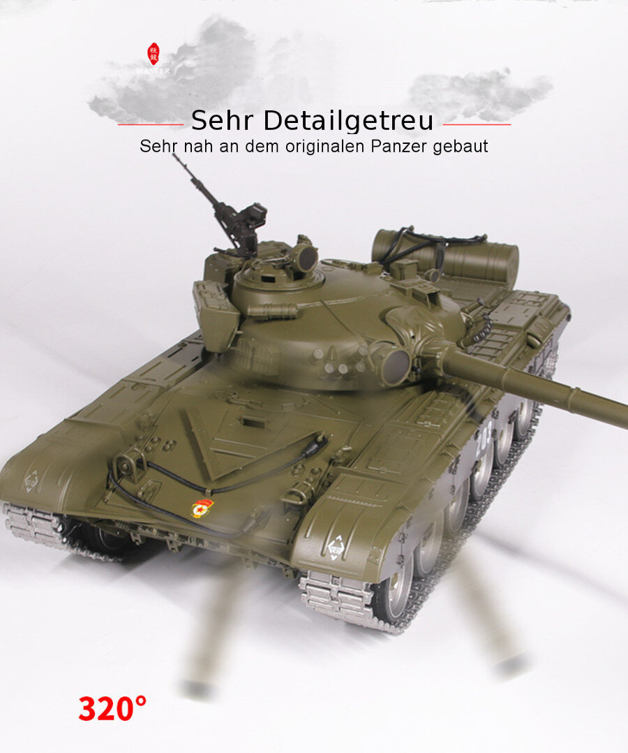 RC Panzer "T-72" - Metallgetriebe ERA PRO