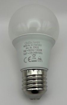 LED Glühlampe E27 "promo" warmweiß / 230V, 160°, 8,6W, 802lm, 3000k