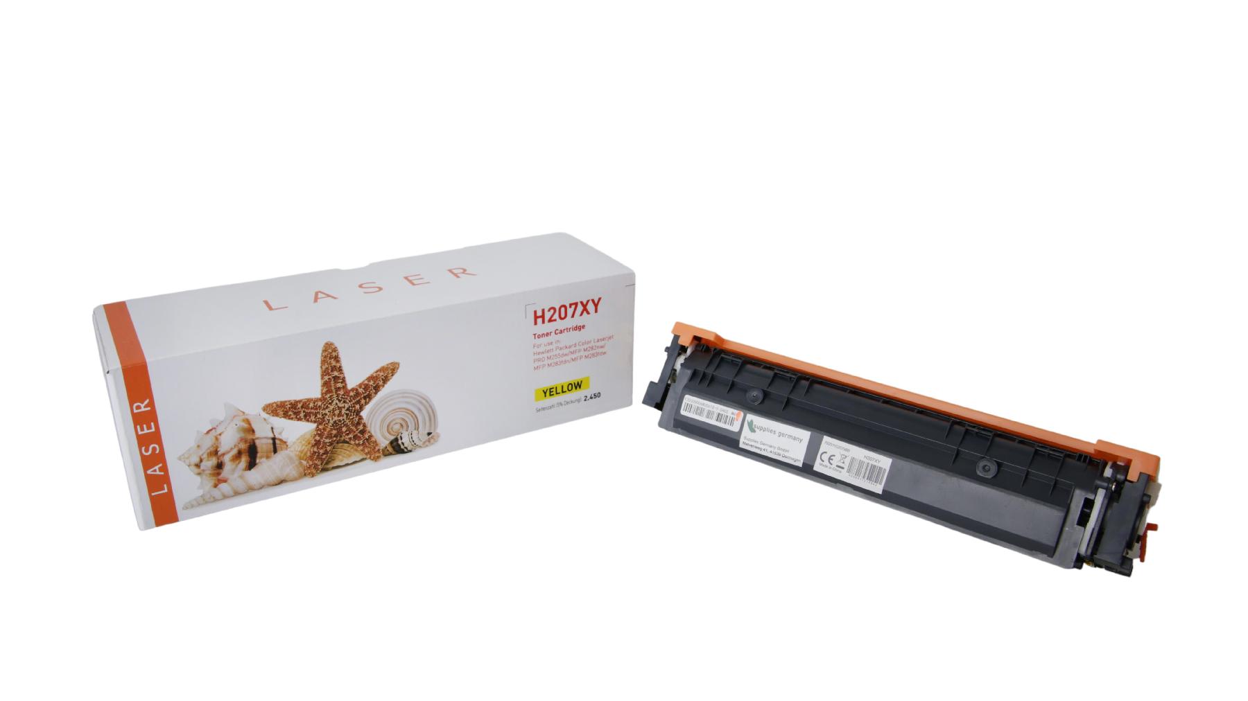 207XY alternativ Toner gelb für HP / W2212X / 2.450 Seiten