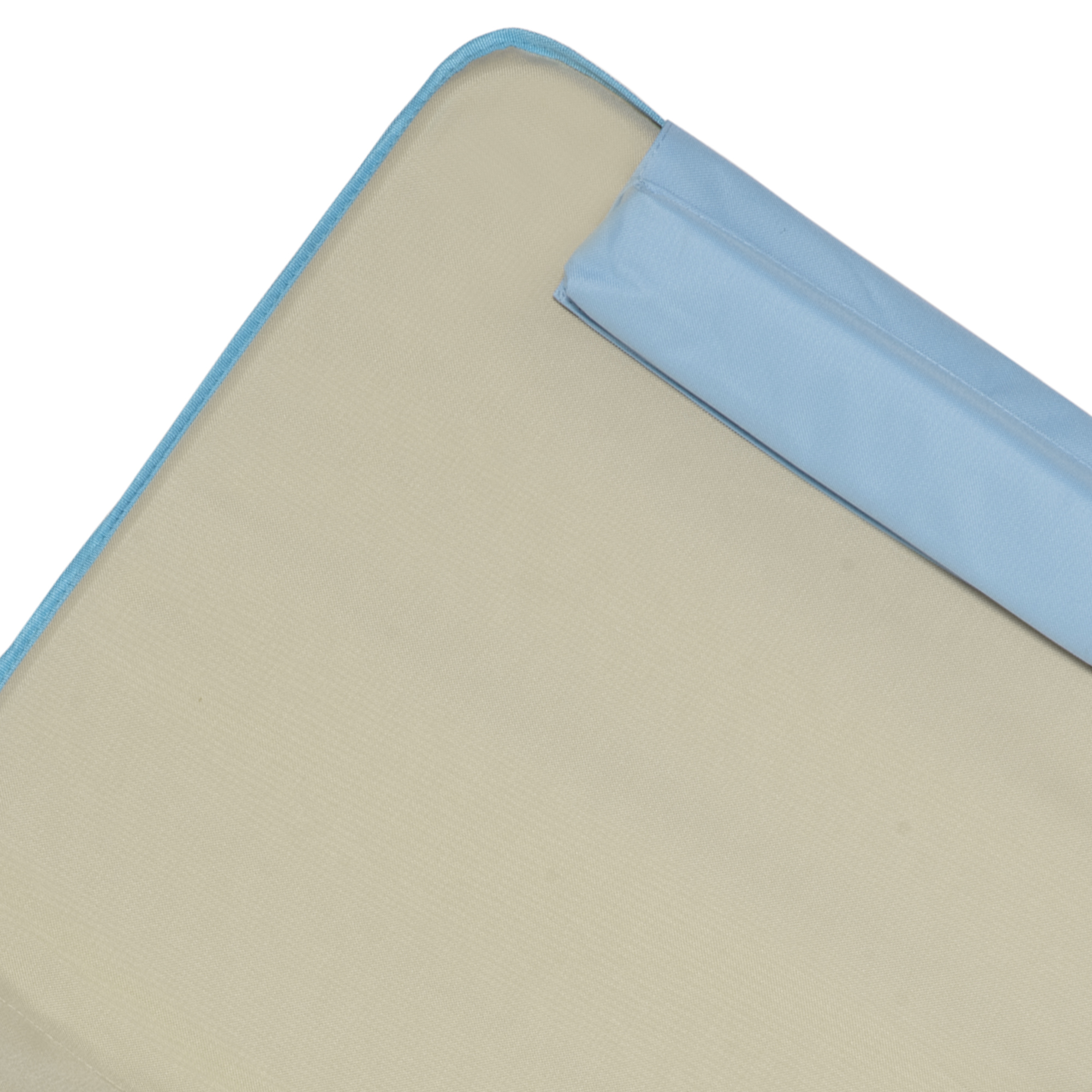 2er-Set Strandmatte, verstellbar, faltbar, 124L x 53B x 37-50H cm, Beige