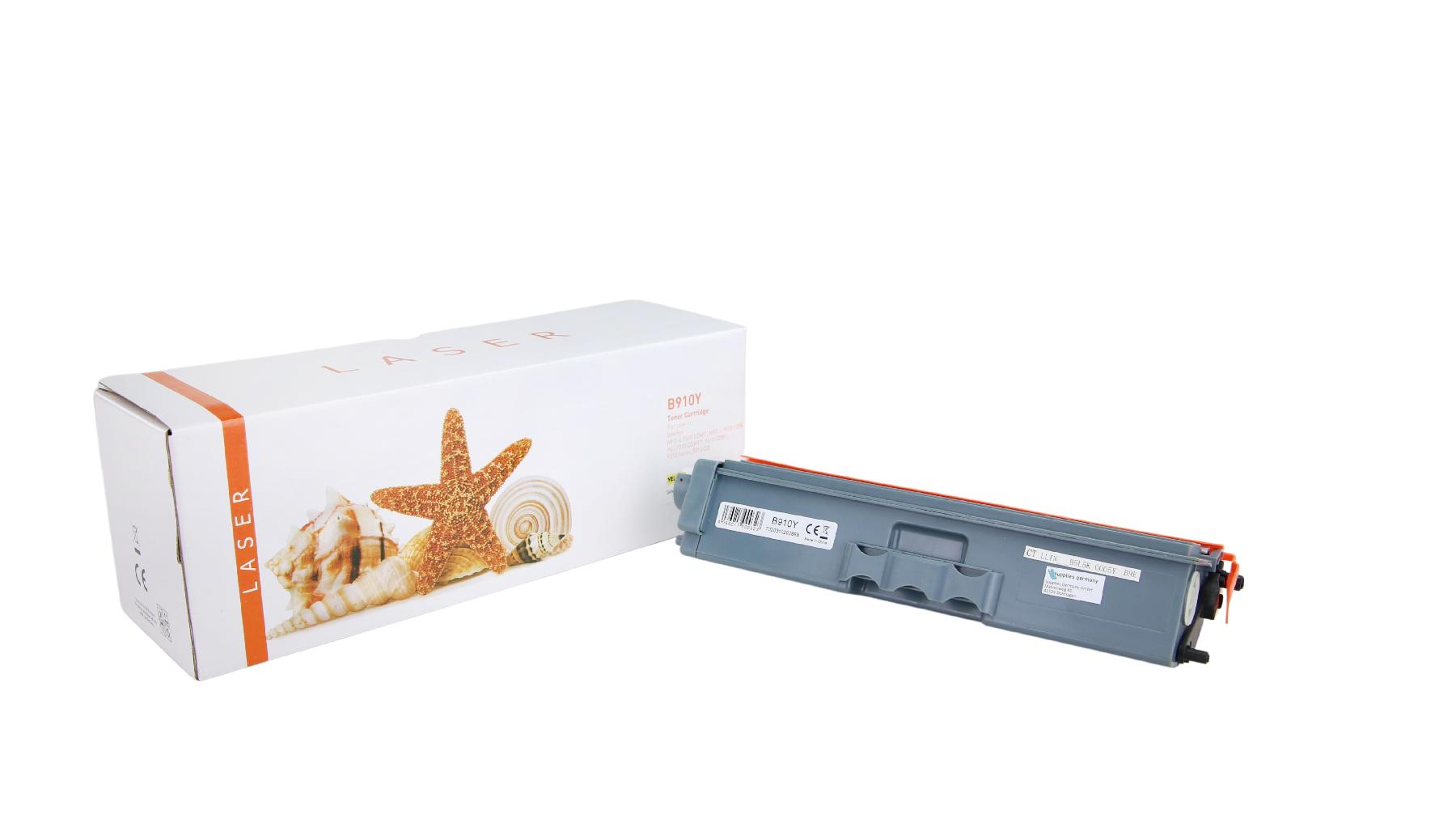 TN910Y alternativ Toner gelb für Brother / TN910Y / 9.000 Seiten