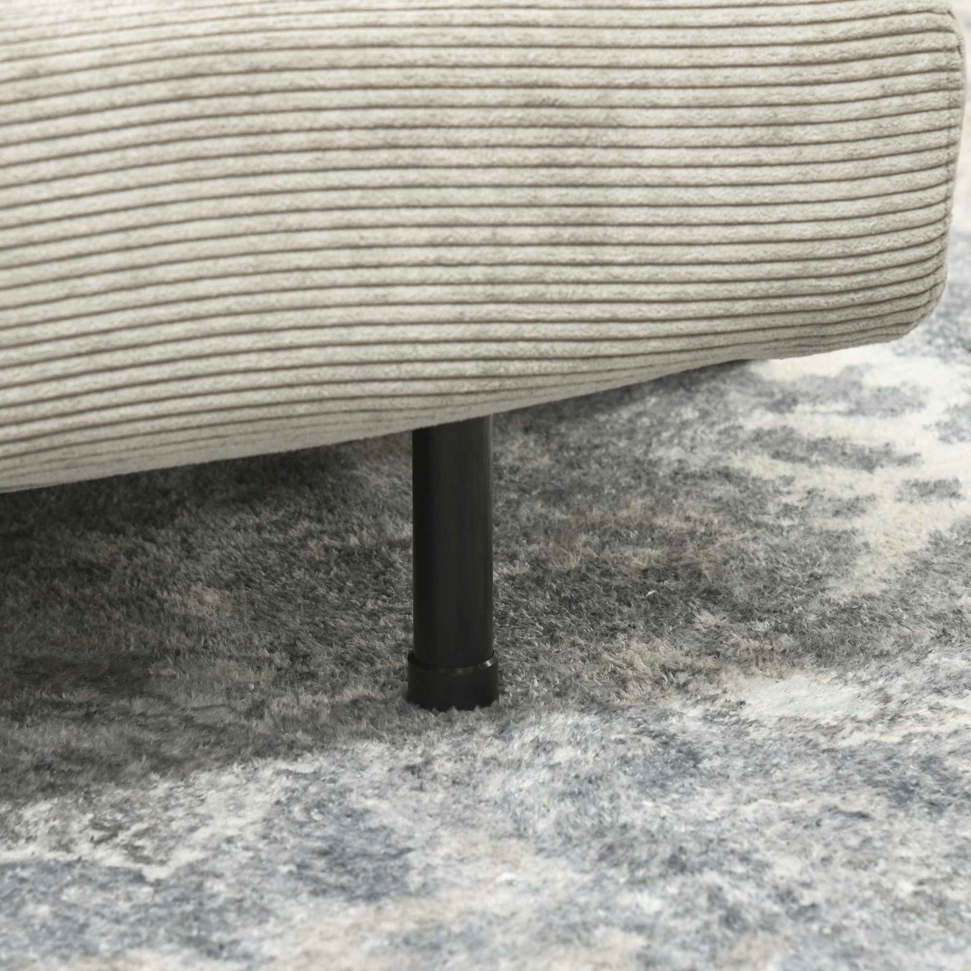 Schlafsofa, Gästebett, 3-fach verstellbare Rückenlehne, Leinenoptik, bis 120 kg, 141 x 90 x 81 cm, Grau