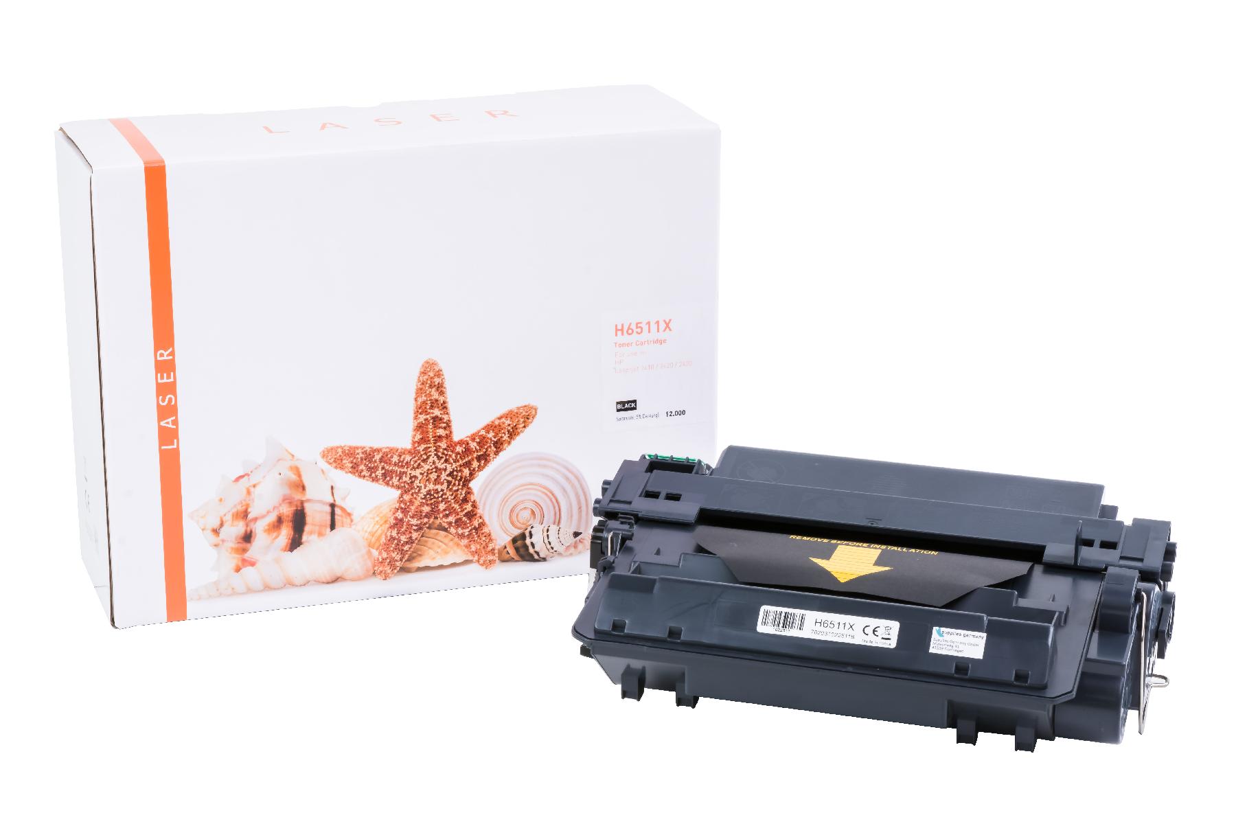 Q6511X alternativ Toner schwarz für HP / Q6511X / 12.000 Seiten