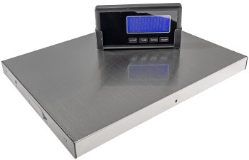 Paketwaage / Versandwaage "CT PW-100rf", 0,1-100kg, ±10g,38x30cm Edelstahl Platte