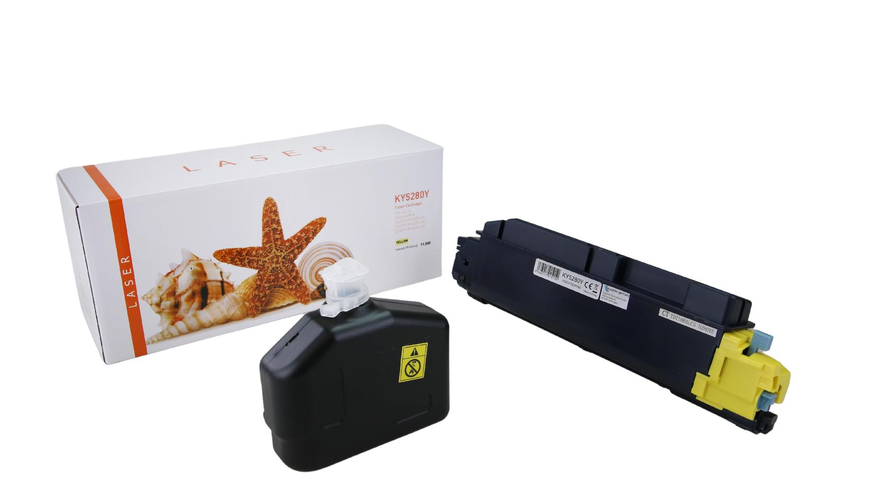 TK5280Y alternativ Toner gelb für Kyocera  / TK5280Y / 11.000 Seiten