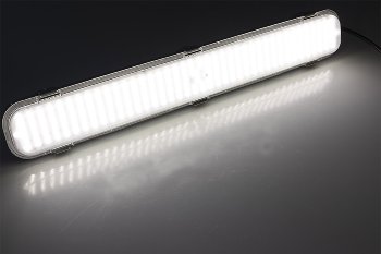 LED Deckenleuchte "HORTA", 60cm, IP65 / HF-Bewegungsmelder, 18W, 1562lm, 4000K
